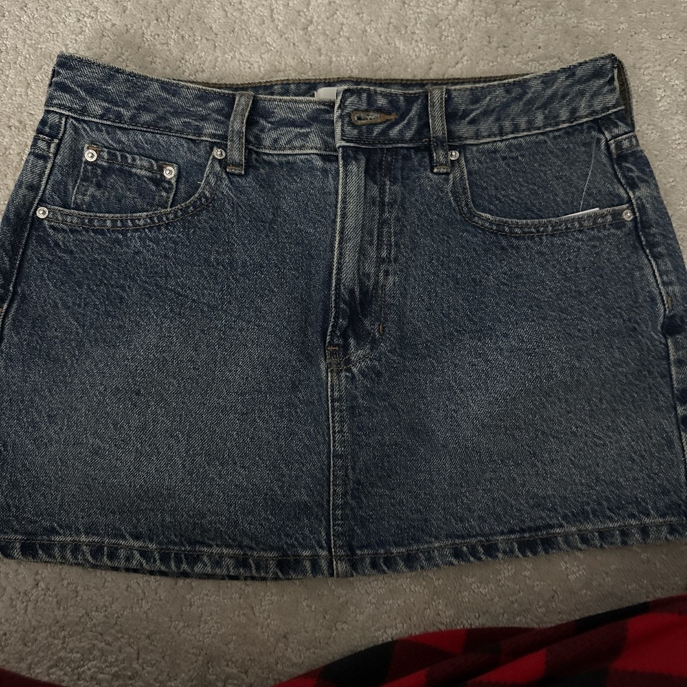 PacSun Blue Denim Mini Skirt